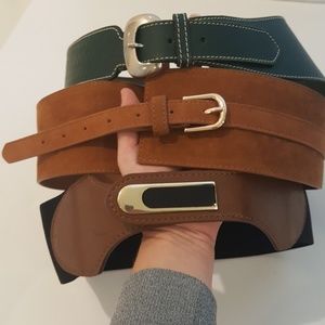 Woman belts. BUNDLE of 3.